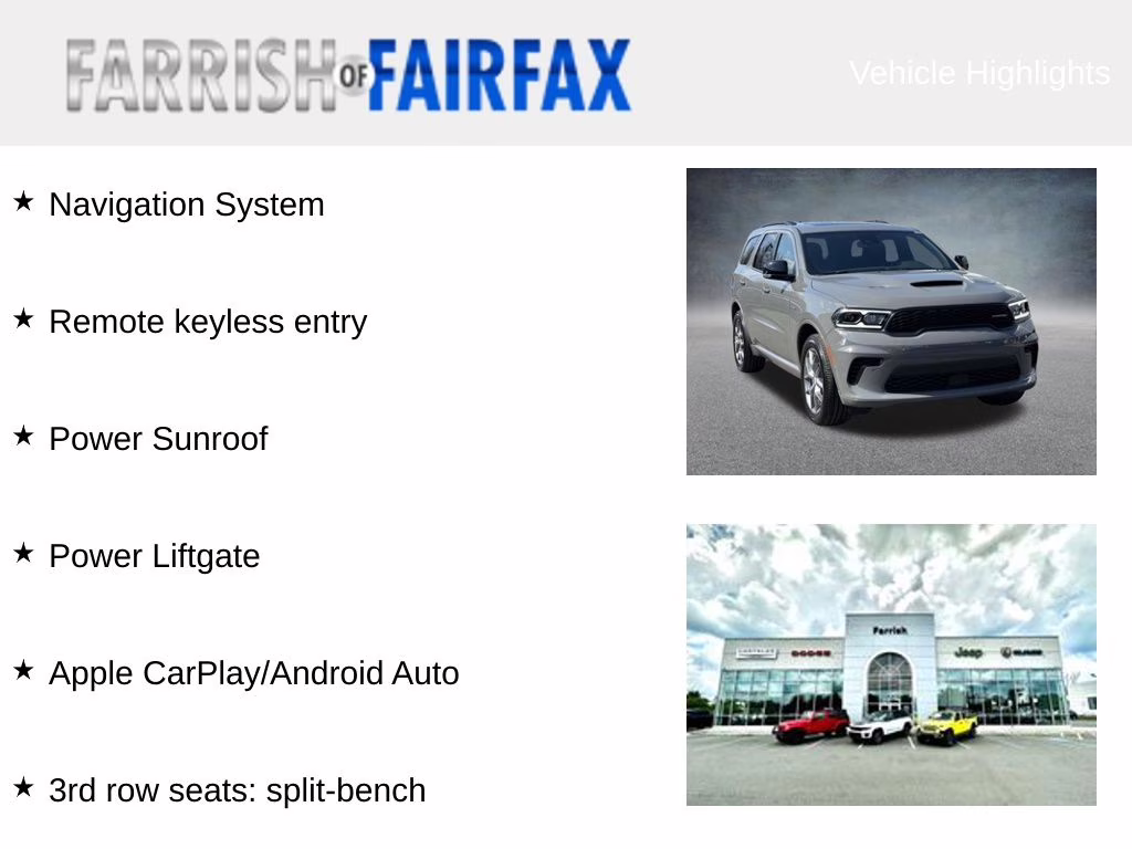 2026 Destroyer Gray Clearcoat Dodge Durango GT Plus HEMI V8 AWD SUV