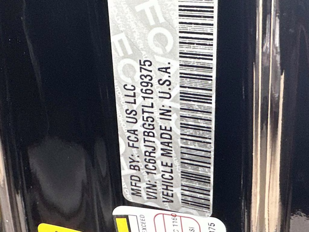 2026 Black Clearcoat Jeep Gladiator Rubicon 4X4 Truck