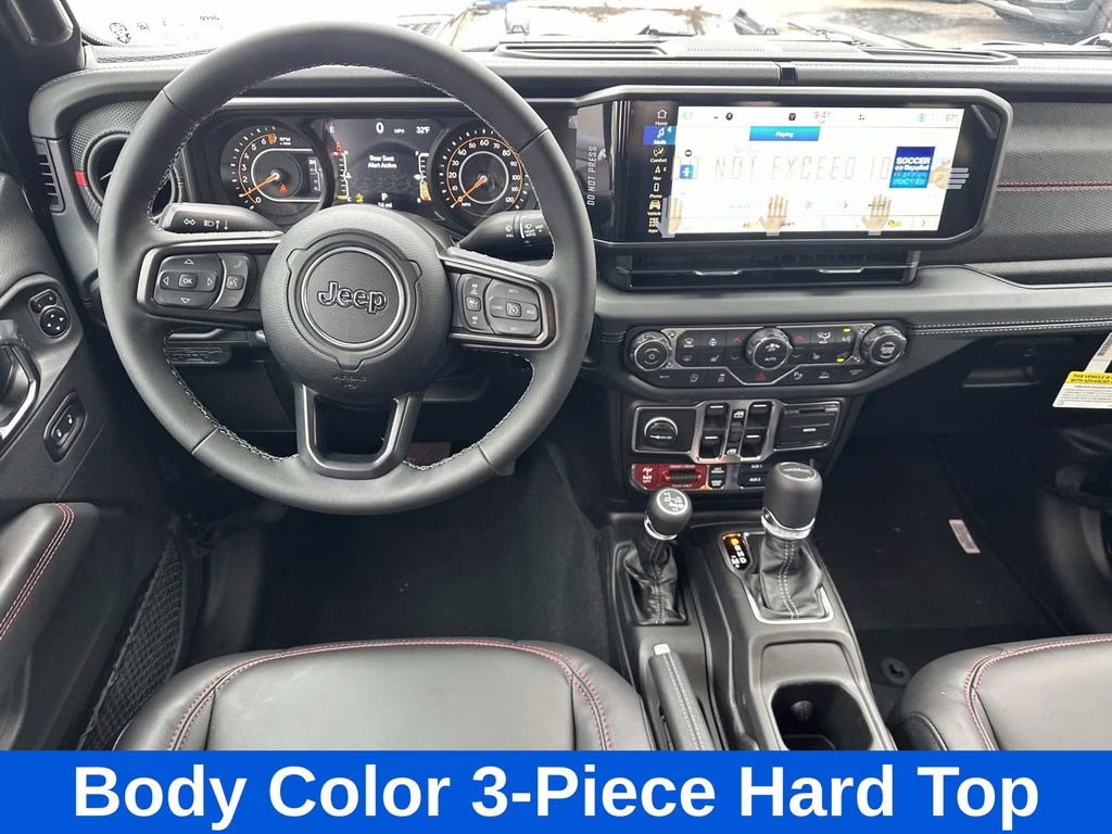 2026 Black Clearcoat Jeep Gladiator Rubicon 4X4 Truck