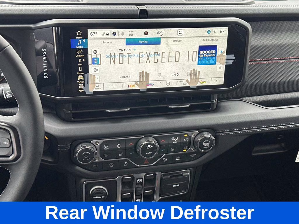 2026 Black Clearcoat Jeep Gladiator Rubicon 4X4 Truck