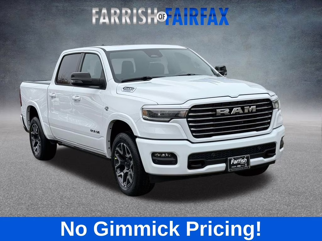 2026 Bright White Clearcoat Ram 1500 Laramie 4X4 Truck