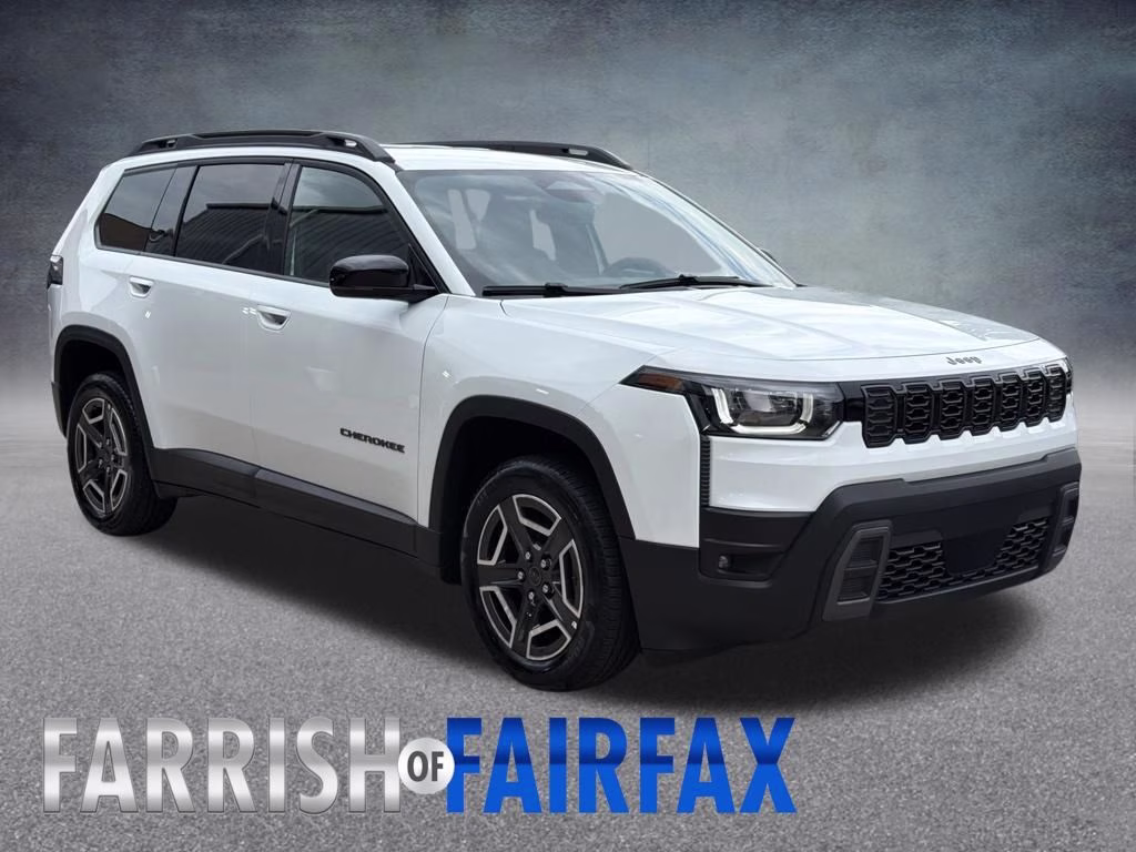 2026 Bright White Clearcoat Jeep Cherokee Limited 4X4 SUV