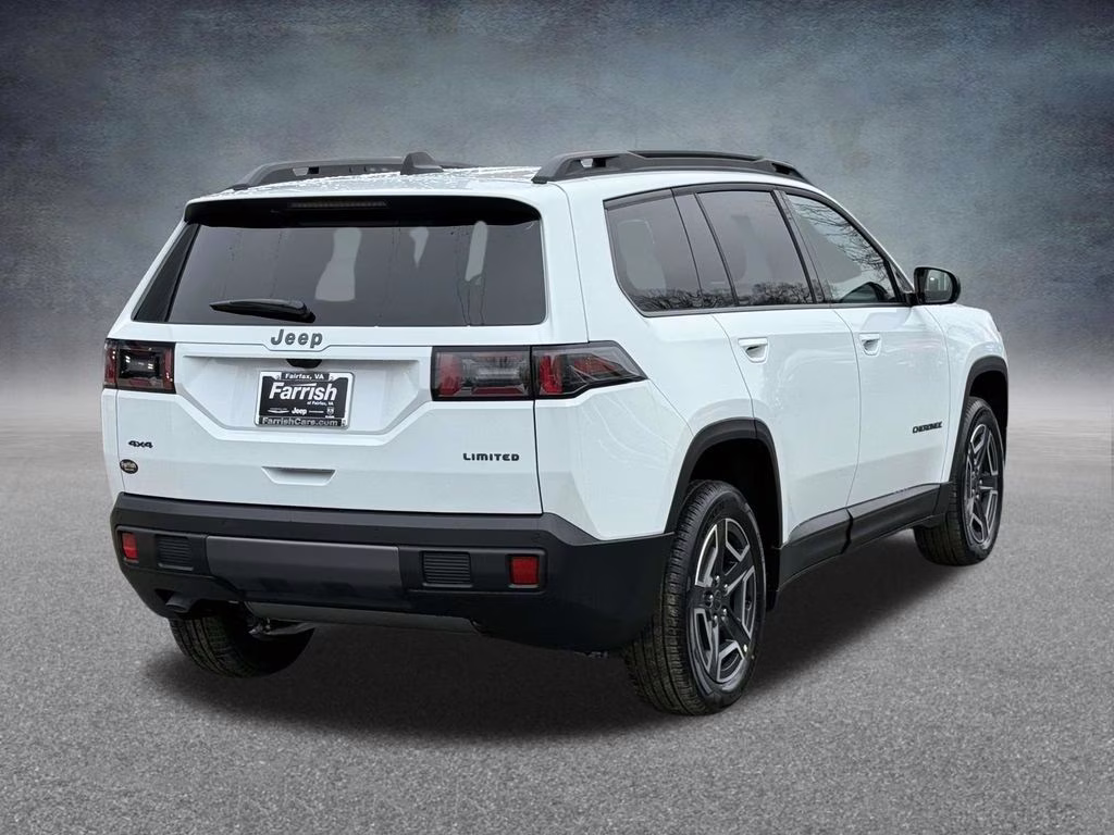 2026 Bright White Clearcoat Jeep Cherokee Limited 4X4 SUV