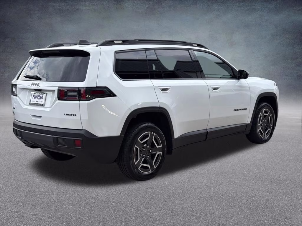 2026 Bright White Clearcoat Jeep Cherokee Limited 4X4 SUV