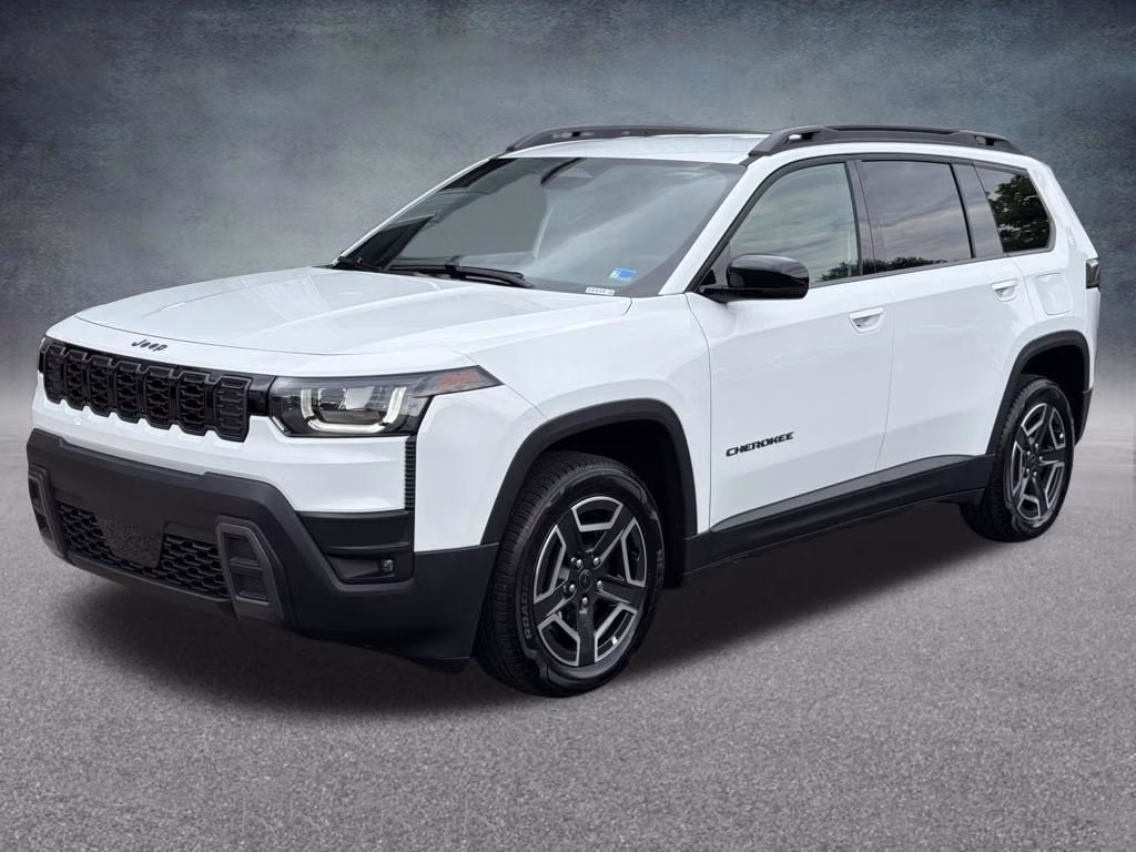 2026 Bright White Clearcoat Jeep Cherokee Limited 4X4 SUV