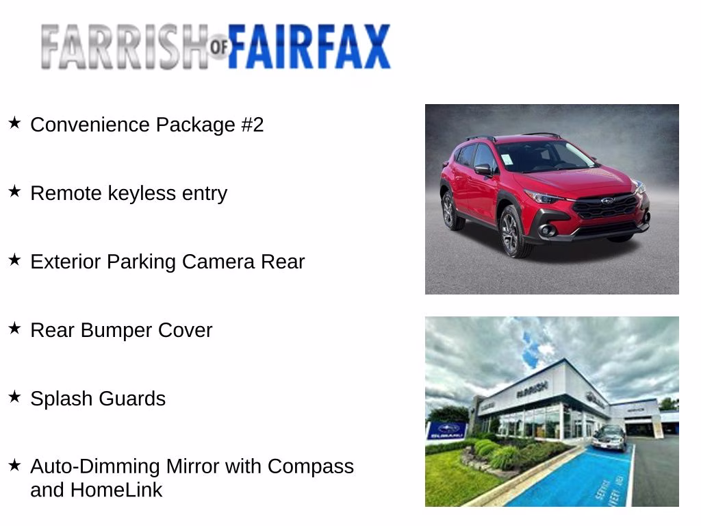 2026 Lithium Red Pearl Subaru Crosstrek Premium AWD SUV
