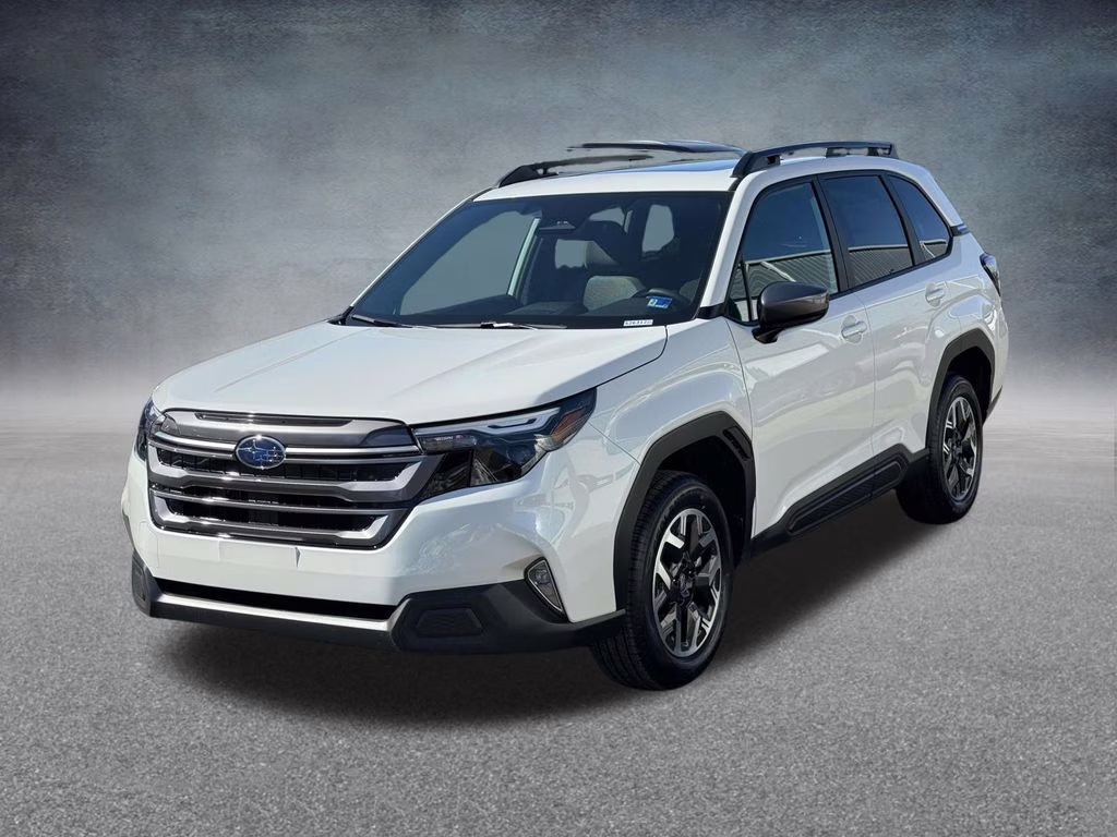 2026 Crystal White Pearl Subaru Forester Premium AWD SUV