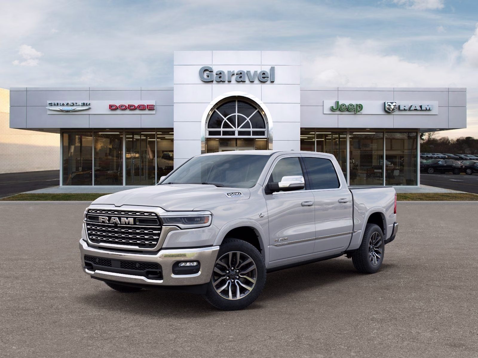 2026 Ivory White Tri-Coat Pearlcoat Ram 1500 Limited 4X4 Truck