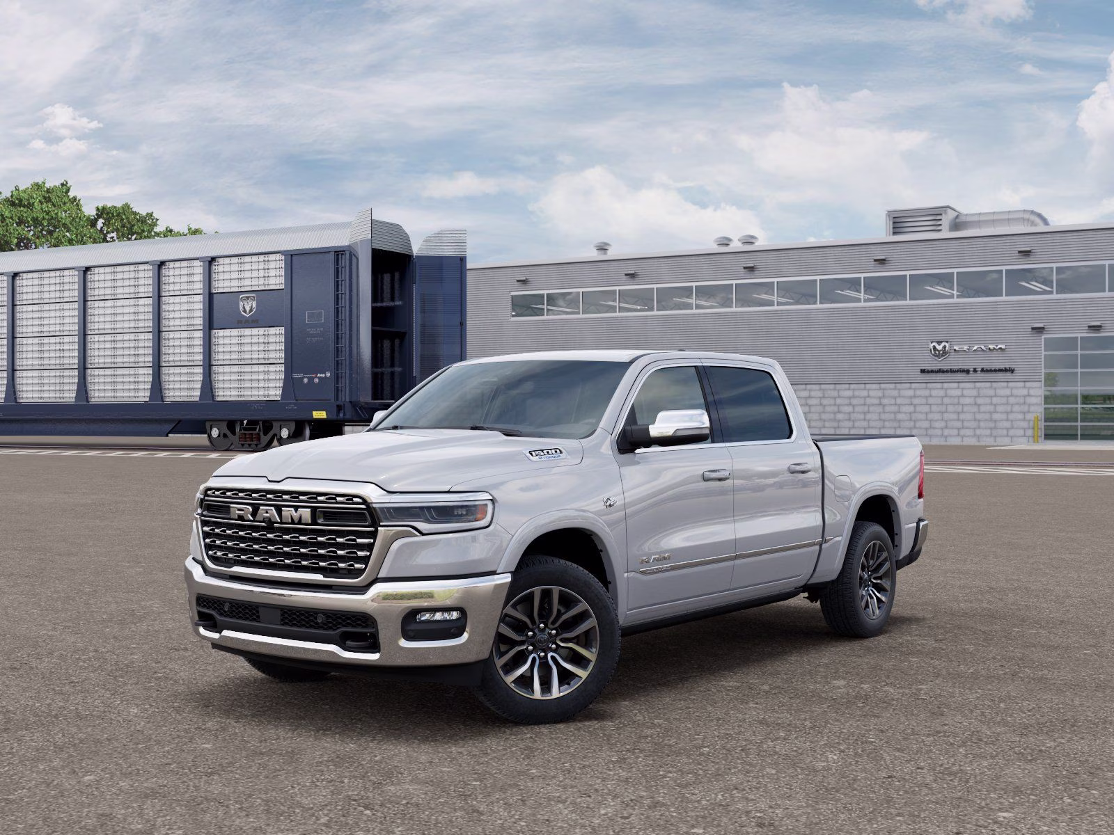 2026 Ivory White Tri-Coat Pearlcoat Ram 1500 Limited 4X4 Truck