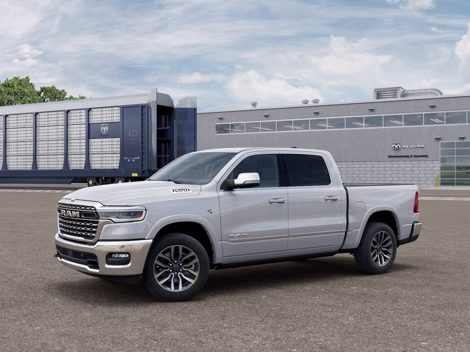 2026 Ivory White Tri-Coat Pearlcoat Ram 1500 Limited 4X4 Truck