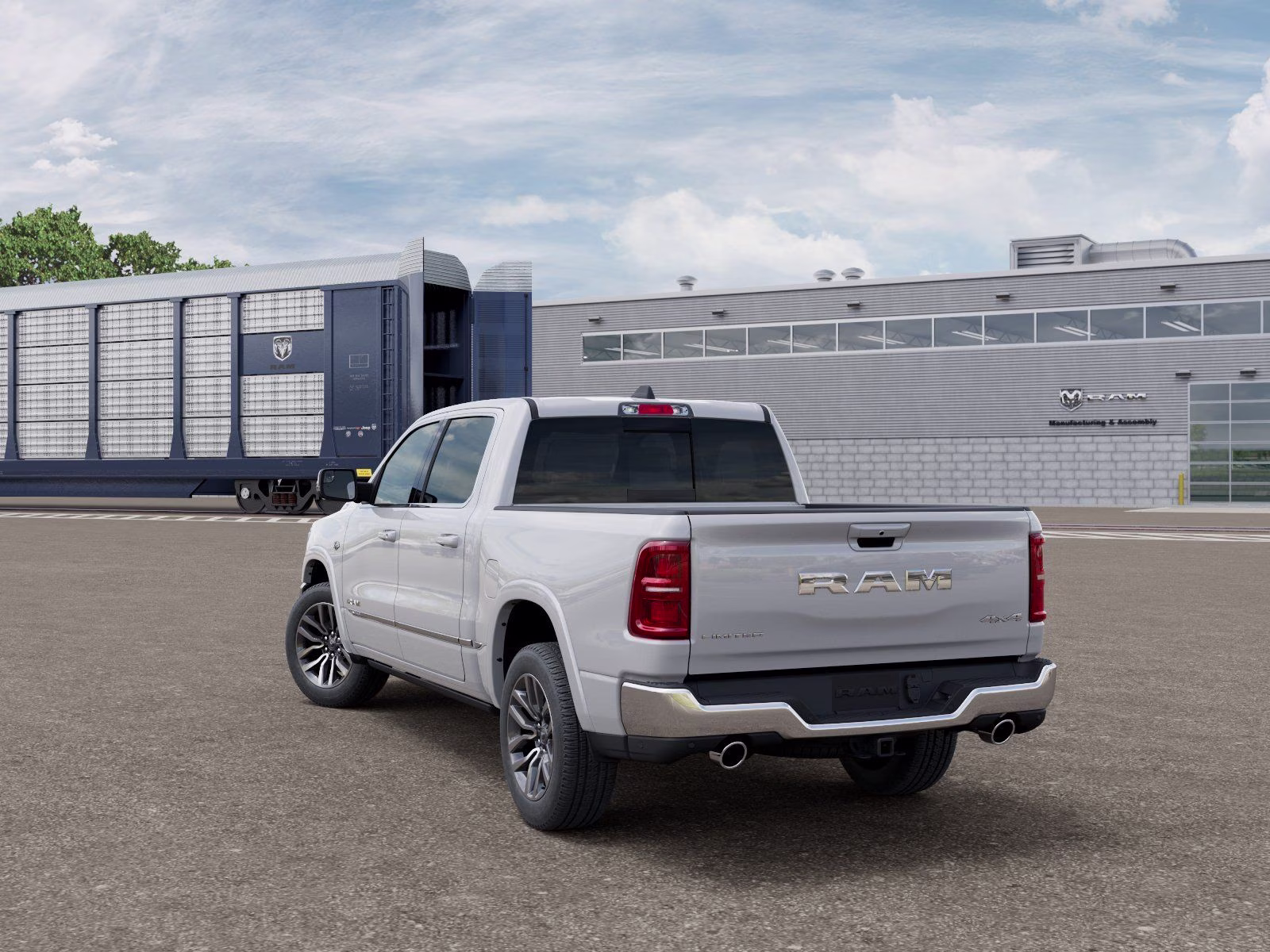 2026 Ivory White Tri-Coat Pearlcoat Ram 1500 Limited 4X4 Truck