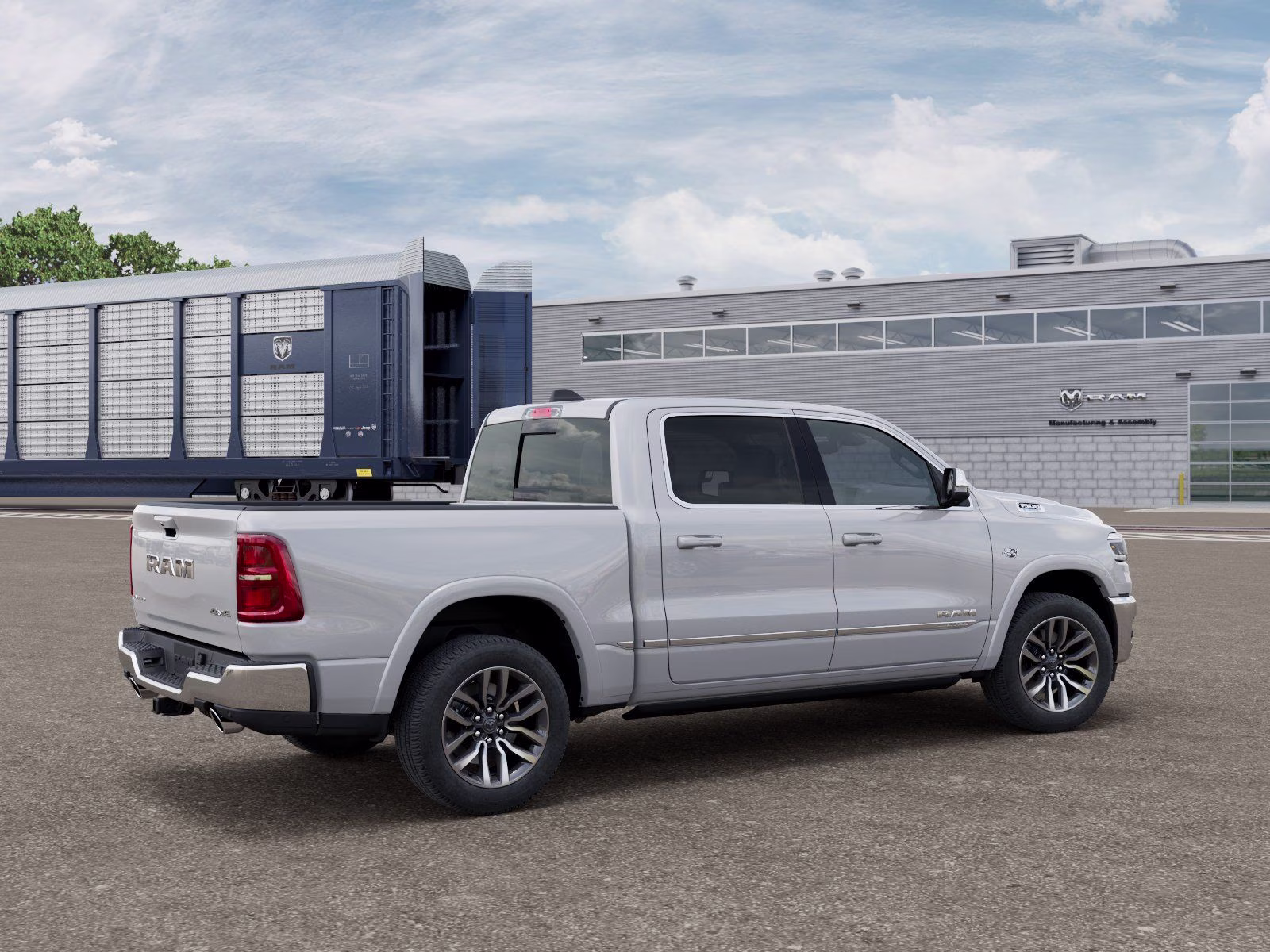 2026 Ivory White Tri-Coat Pearlcoat Ram 1500 Limited 4X4 Truck