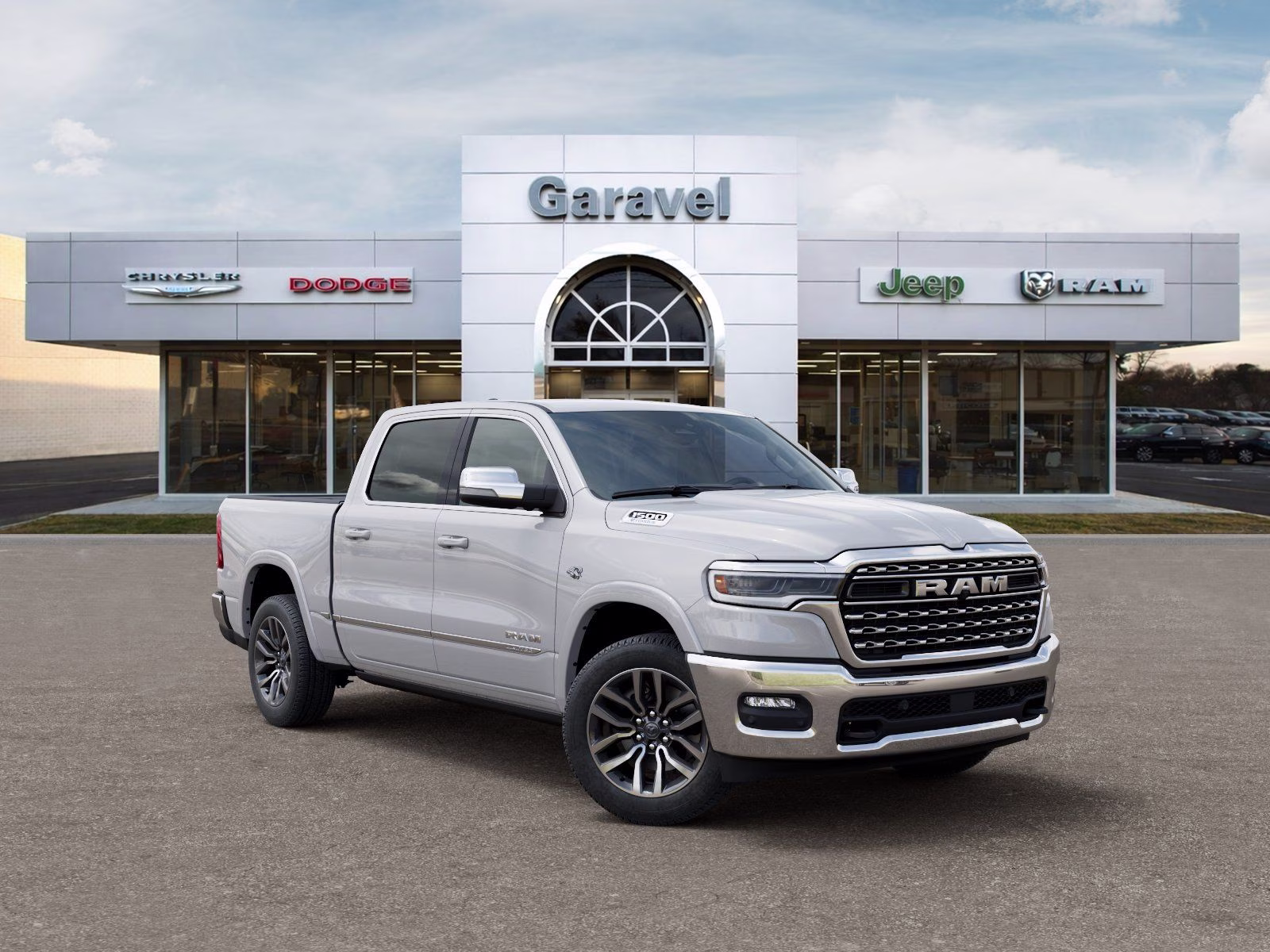 2026 Ivory White Tri-Coat Pearlcoat Ram 1500 Limited 4X4 Truck