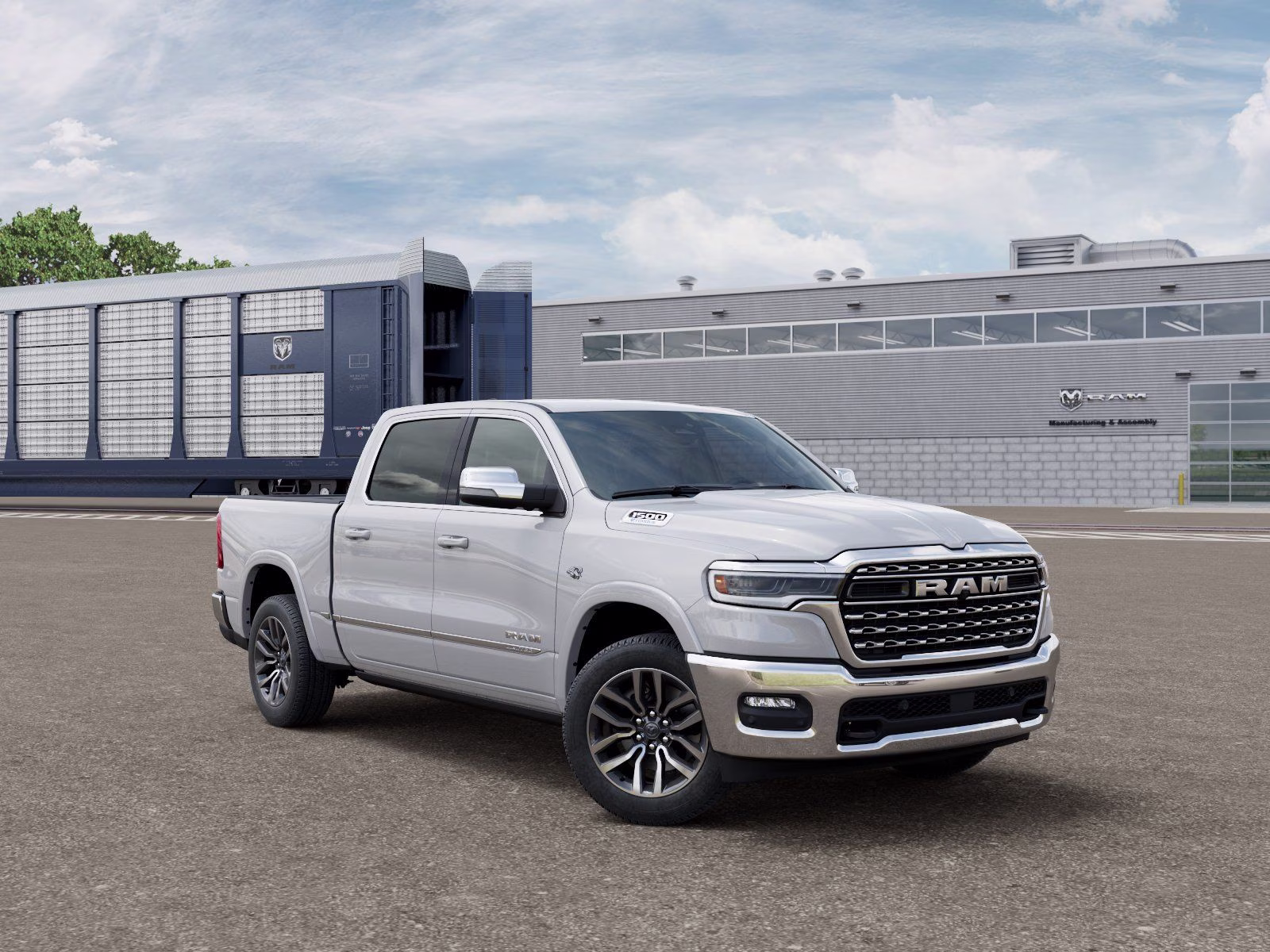2026 Ivory White Tri-Coat Pearlcoat Ram 1500 Limited 4X4 Truck