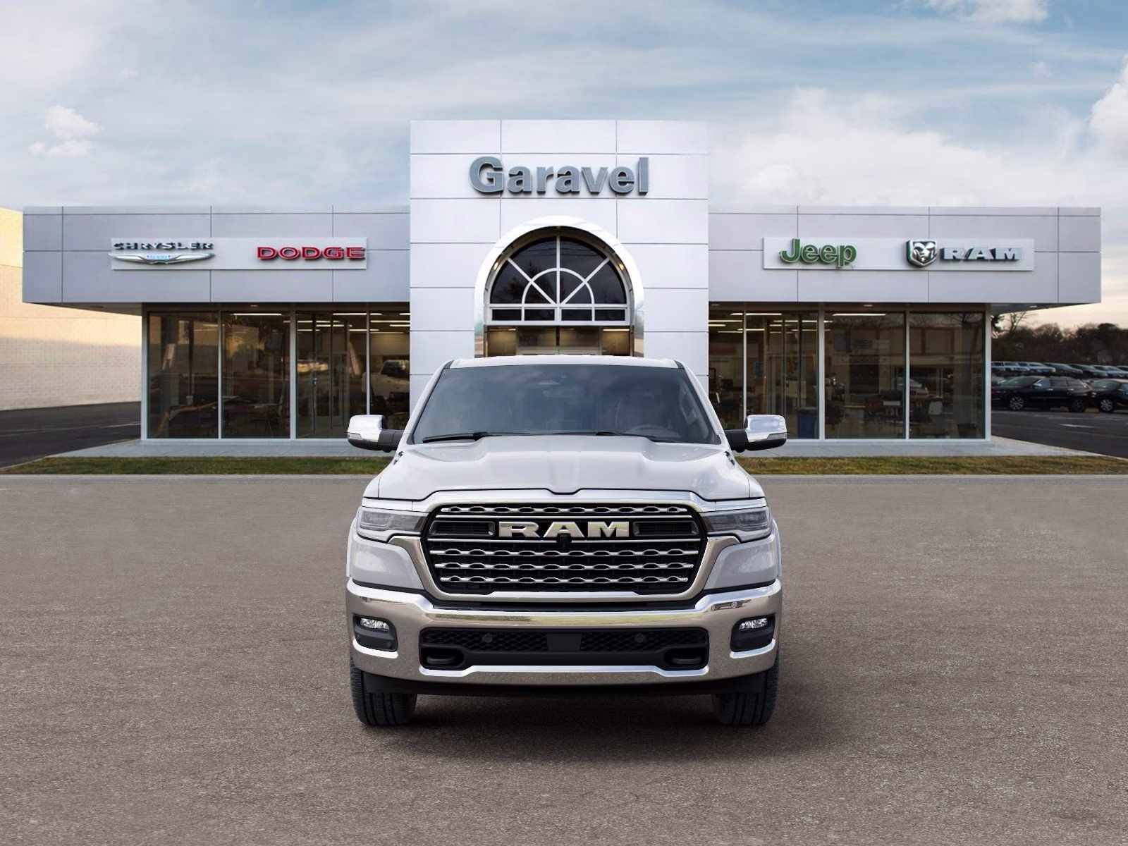 2026 Ivory White Tri-Coat Pearlcoat Ram 1500 Limited 4X4 Truck