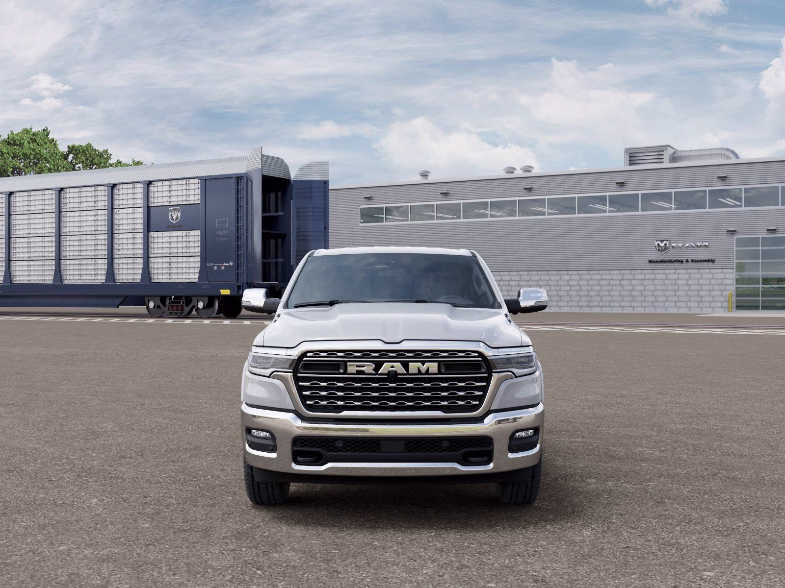 2026 Ivory White Tri-Coat Pearlcoat Ram 1500 Limited 4X4 Truck