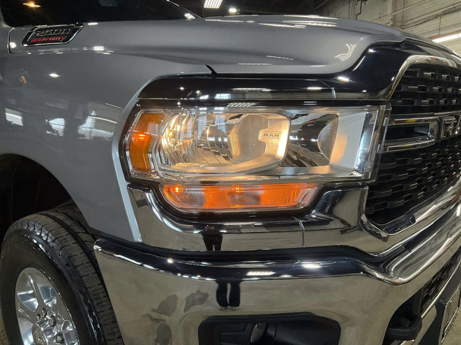 2023 Billet Silver Metallic Clearcoat Ram 2500 Big Horn 4X4 Truck