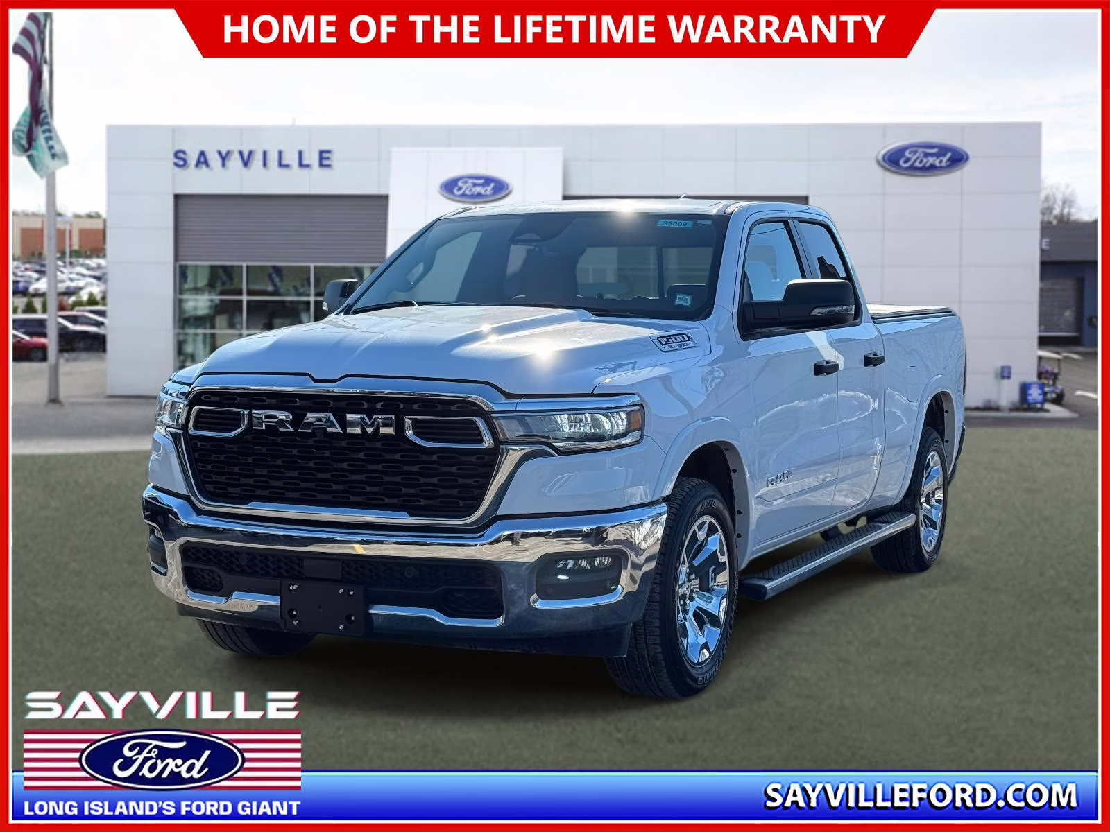 2025 White Ram 1500 Big Horn 4x4 Quad Cab 6'4 Box 4X4 Truck