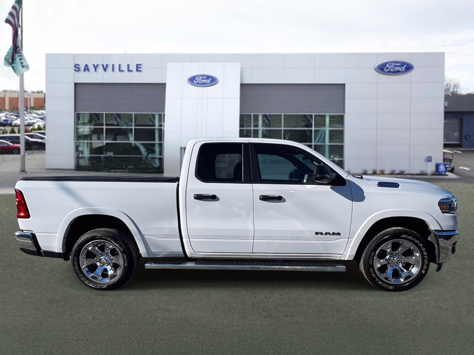 2025 White Ram 1500 Big Horn 4x4 Quad Cab 6'4 Box 4X4 Truck