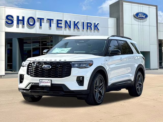 2026 White Ford Explorer ST-Line RWD SUV