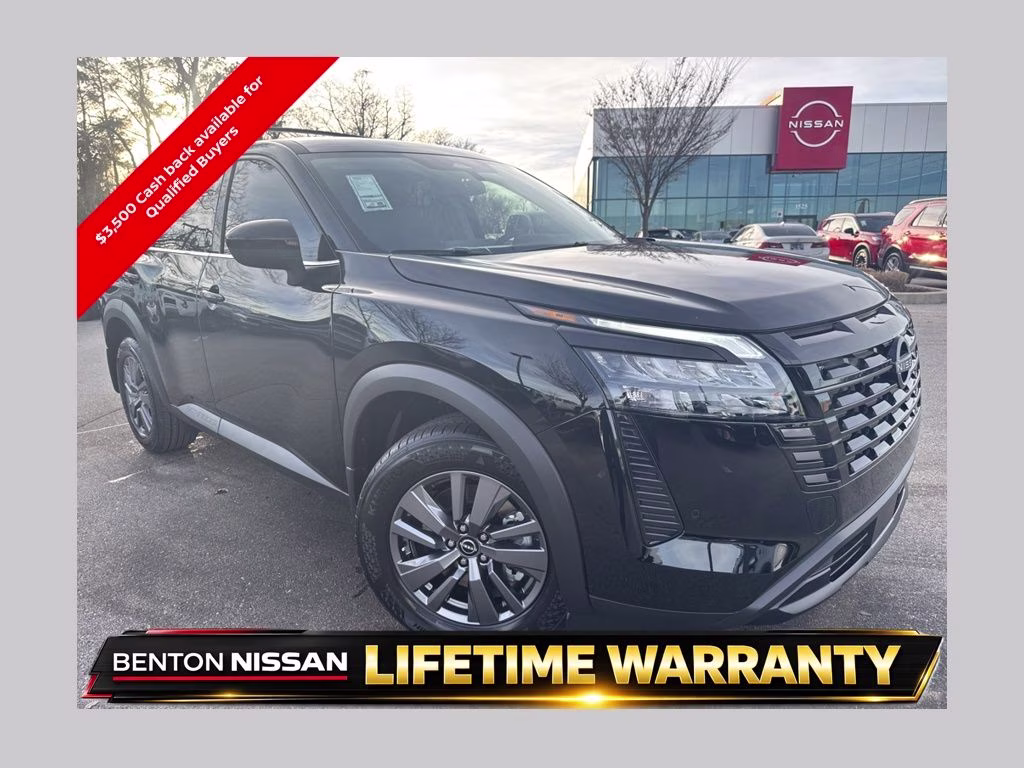 2026 Super Black Nissan Pathfinder SV 4X4 SUV