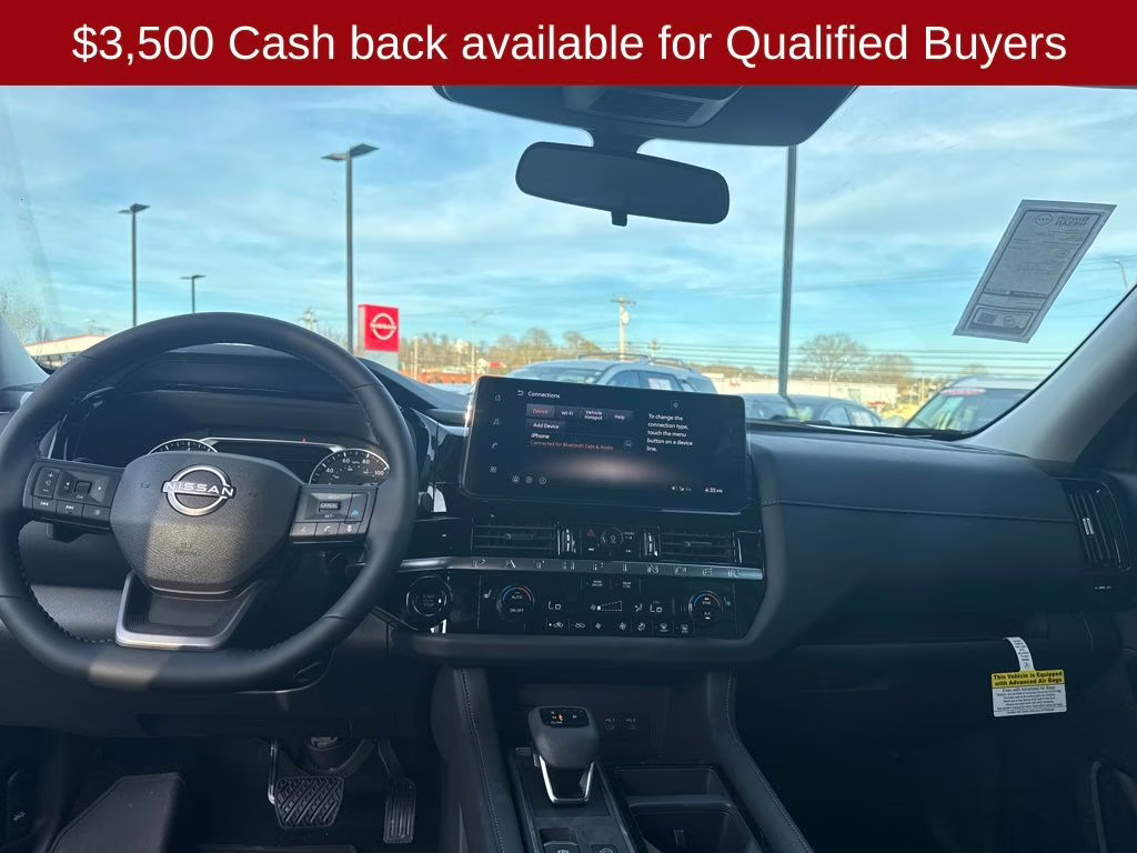 2026 Super Black Nissan Pathfinder SV 4X4 SUV