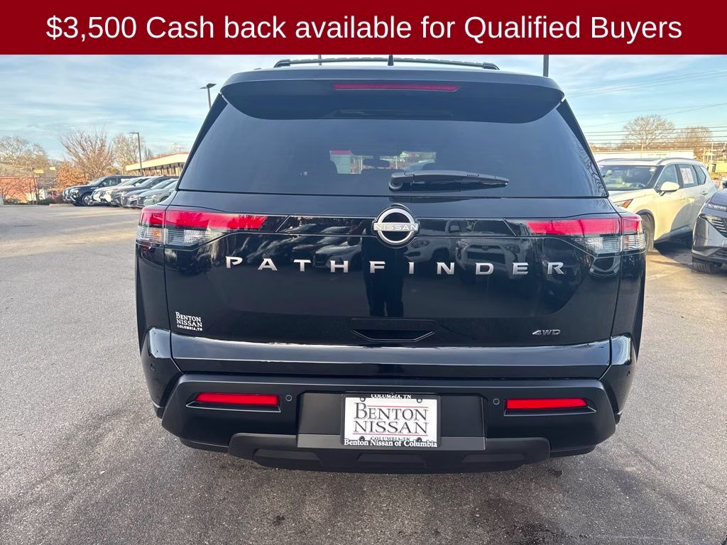 2026 Super Black Nissan Pathfinder SV 4X4 SUV