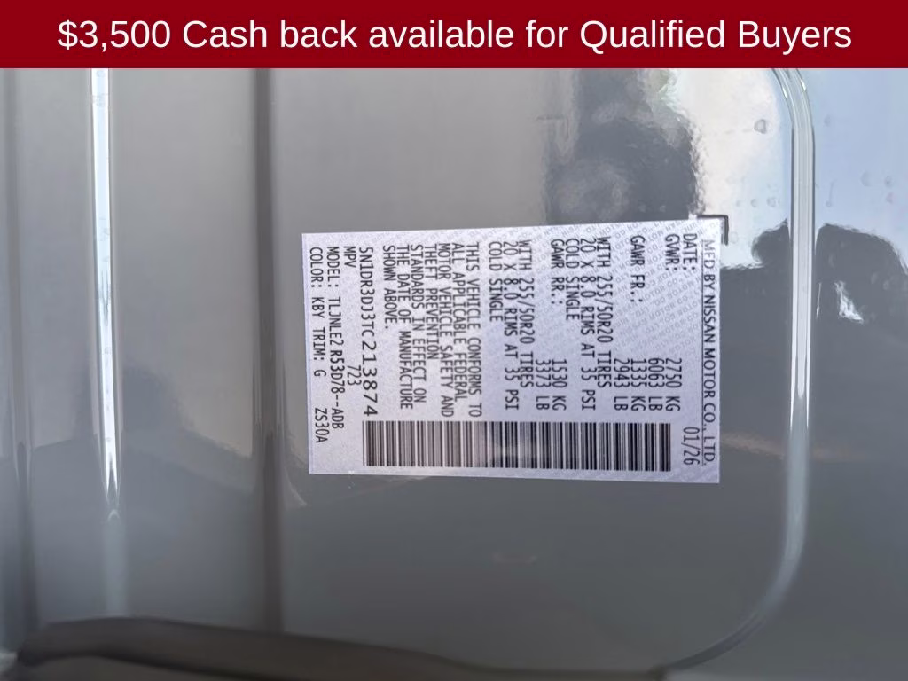 2026 Boulder Gray Pearl Nissan Pathfinder Platinum 4X4 SUV