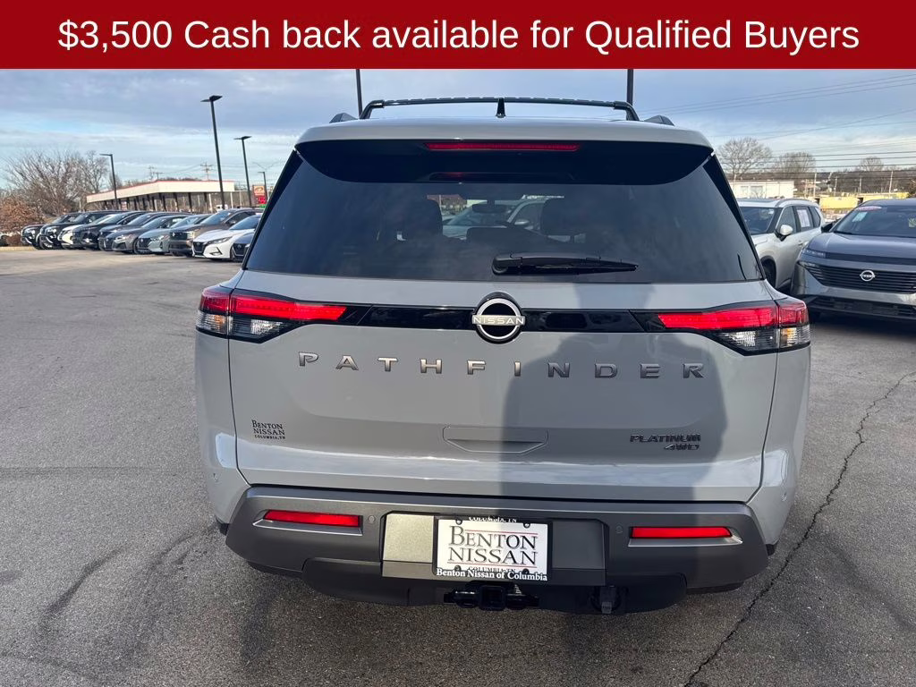 2026 Boulder Gray Pearl Nissan Pathfinder Platinum 4X4 SUV