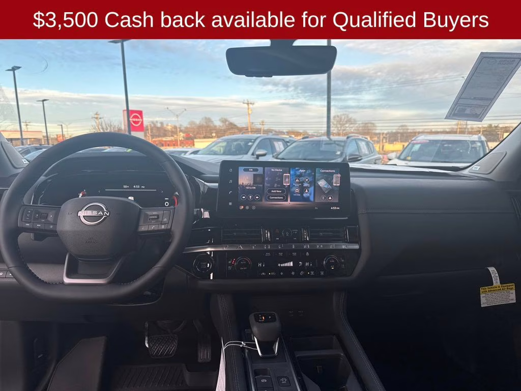 2026 Boulder Gray/Super Black Nissan Pathfinder Platinum 4X4 SUV