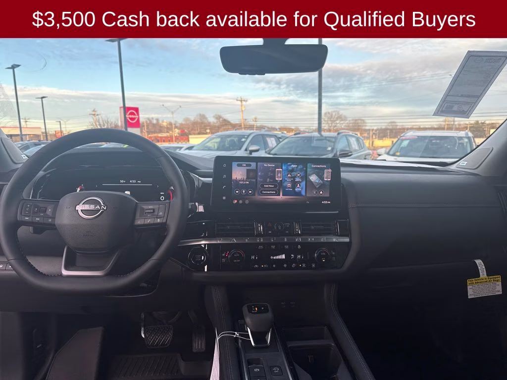2026 Boulder Gray/Super Black Nissan Pathfinder Platinum 4X4 SUV