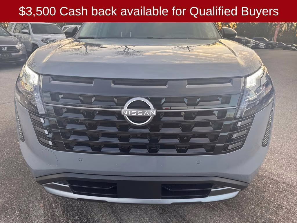 2026 Boulder Gray/Super Black Nissan Pathfinder Platinum 4X4 SUV