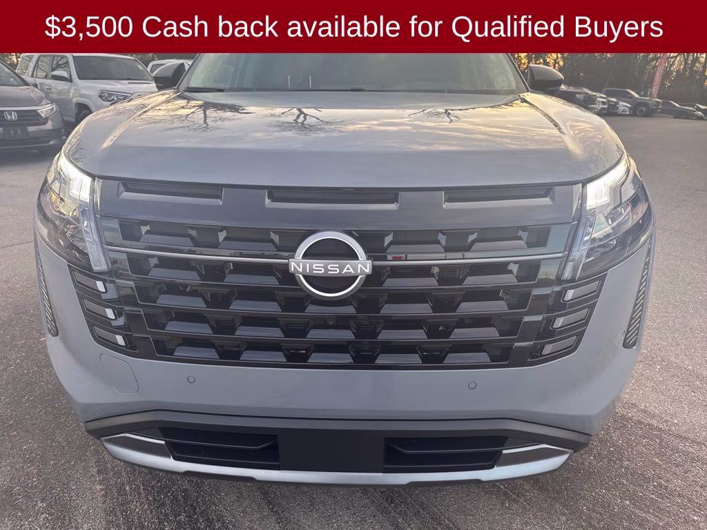 2026 Boulder Gray/Super Black Nissan Pathfinder Platinum 4X4 SUV