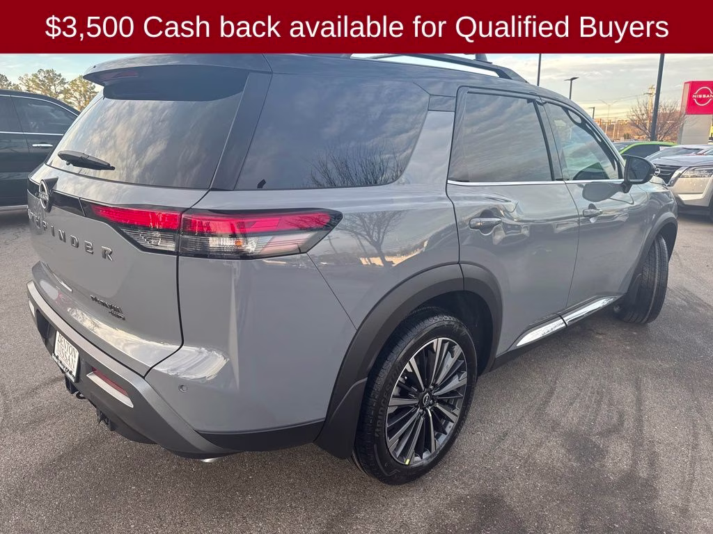 2026 Boulder Gray/Super Black Nissan Pathfinder Platinum 4X4 SUV