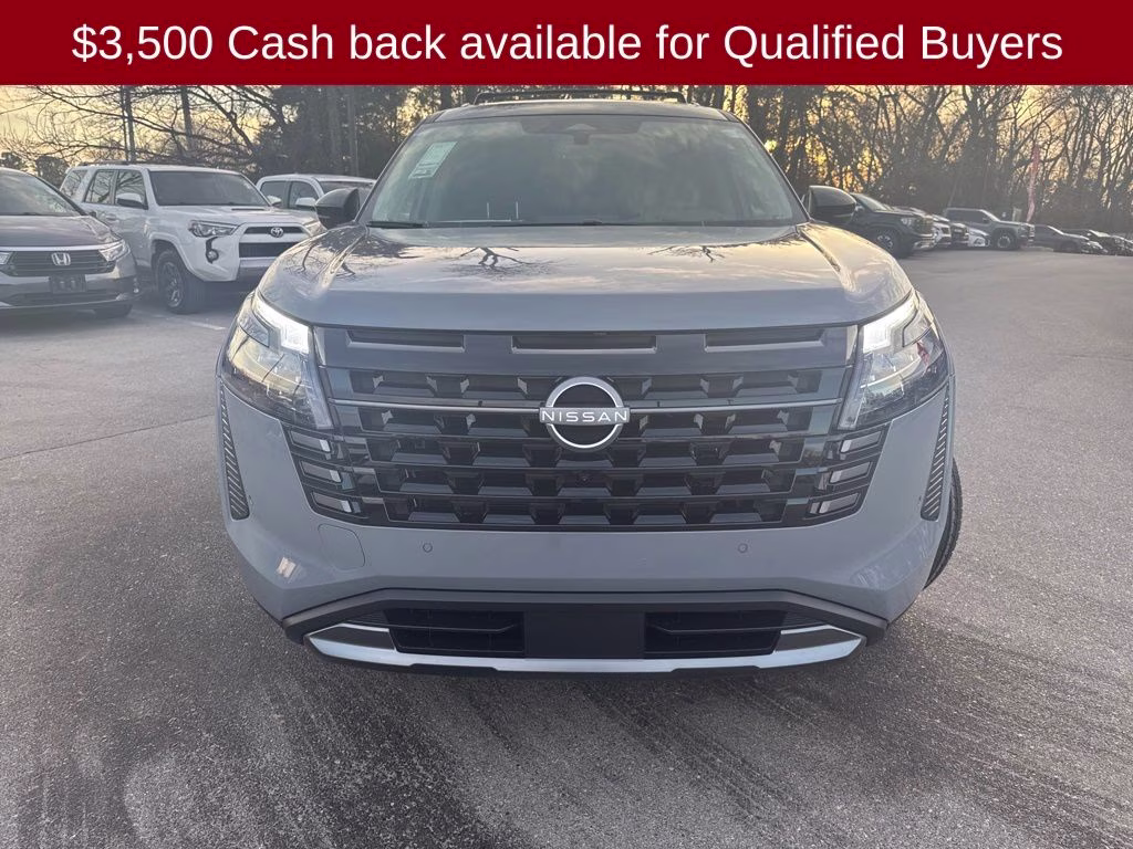 2026 Boulder Gray/Super Black Nissan Pathfinder Platinum 4X4 SUV