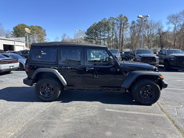 2026 Black Clearcoat Jeep Wrangler Sport 4X4 Convertible