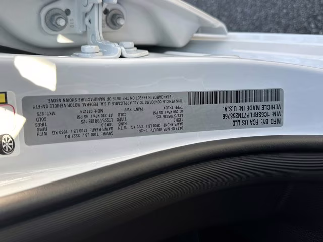 2026 Bright White Clearcoat Ram 1500 Rebel 4X4 Truck