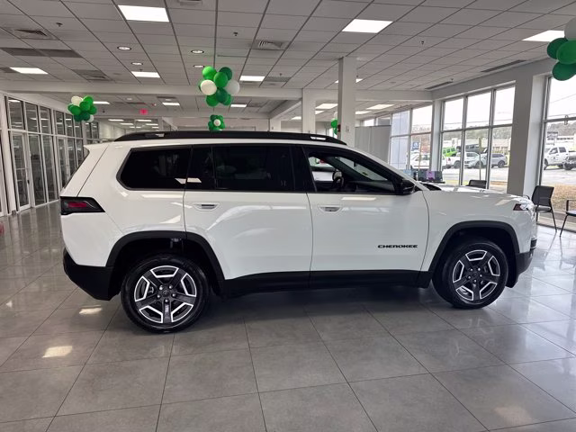 2026 Bright White Clearcoat Jeep Cherokee Limited 4X4 SUV