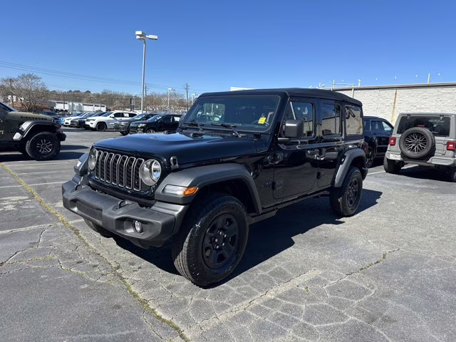2026 Black Clearcoat Jeep Wrangler Sport 4X4 Convertible