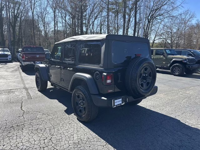 2026 Black Clearcoat Jeep Wrangler Sport 4X4 Convertible