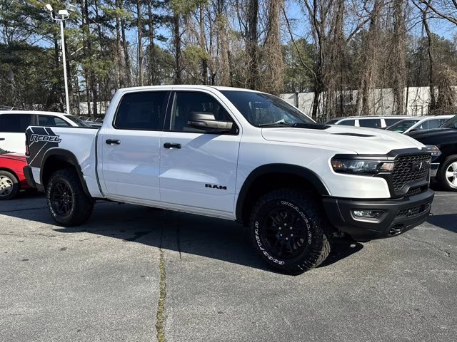 2026 Bright White Clearcoat Ram 1500 Rebel 4X4 Truck