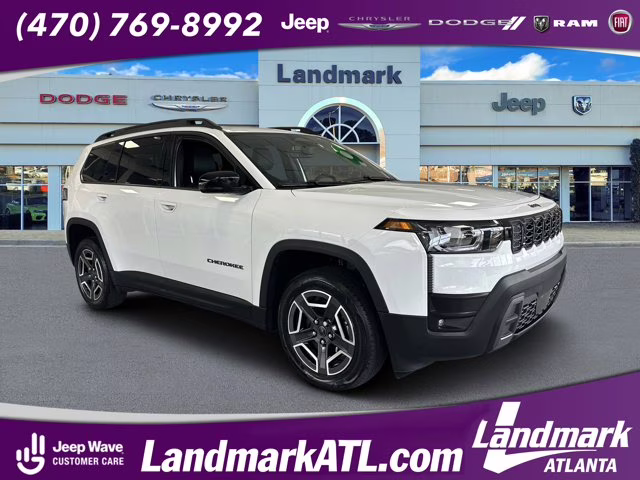 2026 Bright White Clearcoat Jeep Cherokee Limited 4X4 SUV