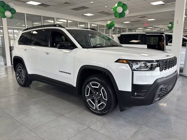 2026 Bright White Clearcoat Jeep Cherokee Limited 4X4 SUV
