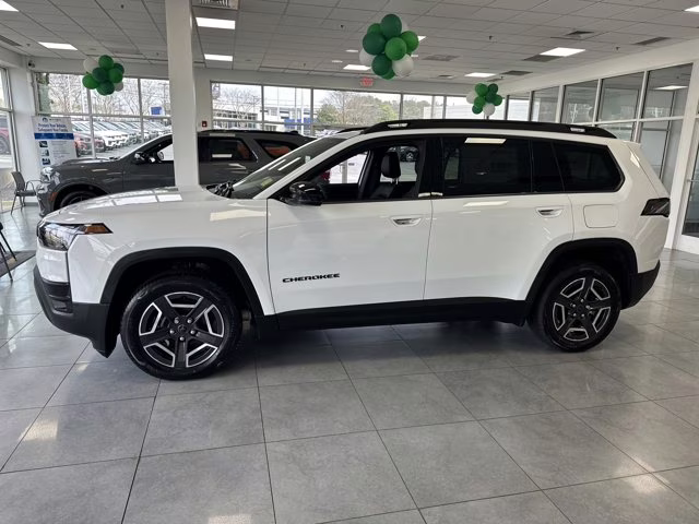 2026 Bright White Clearcoat Jeep Cherokee Limited 4X4 SUV