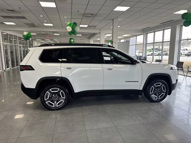 2026 Bright White Clearcoat Jeep Cherokee Limited 4X4 SUV
