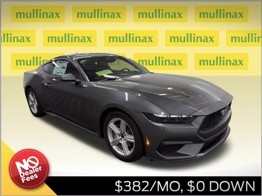2026 CARBONIZED GRAY Ford Mustang EcoBoost RWD Coupe