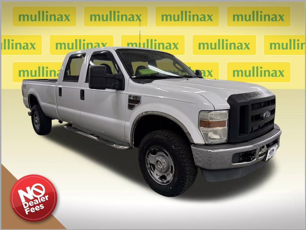 2008 Oxford White Clearcoat Ford Super Duty F-350 SRW XL 4X4 Truck