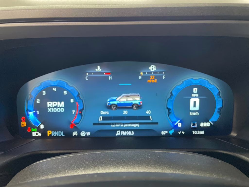 2025 AZURE GRAY TRI-COAT Ford Bronco Sport Big Bend 4X4 SUV