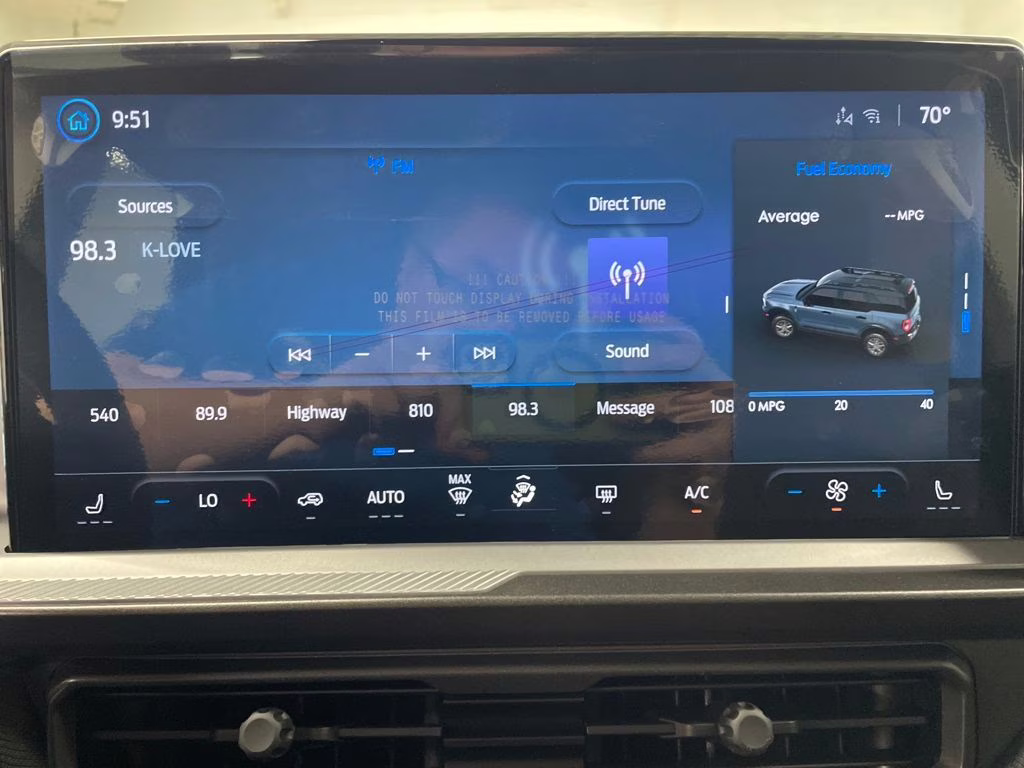 2025 OXFORD WHITE Ford Bronco Sport Big Bend 4X4 SUV