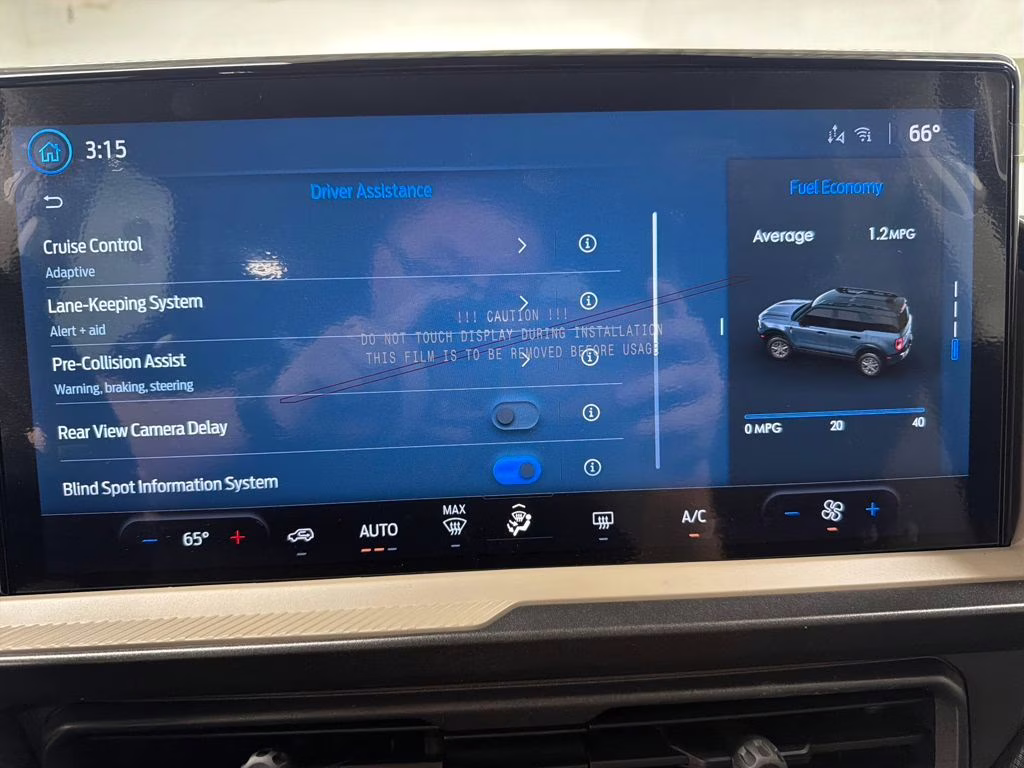 2025 SHADOW BLACK Ford Bronco Sport Big Bend 4X4 SUV